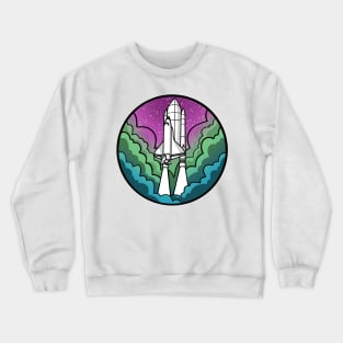 Polysexual Pride Rocket Crewneck Sweatshirt